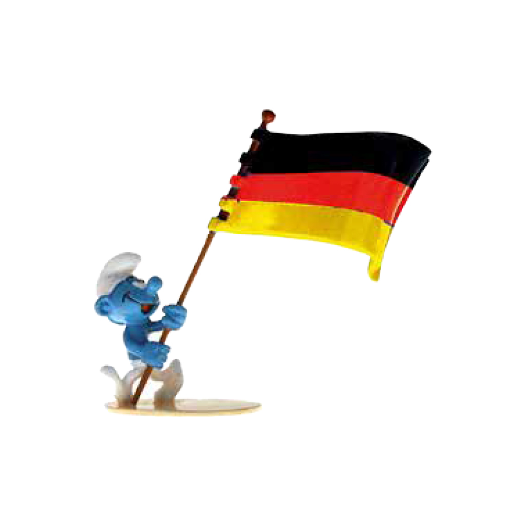 Le Schtroumpf porte-drapeau allemand - Pixi Origines III
