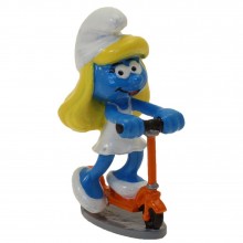 Pixi Figurine The Smurfette with the kick scooter , Driver's manual