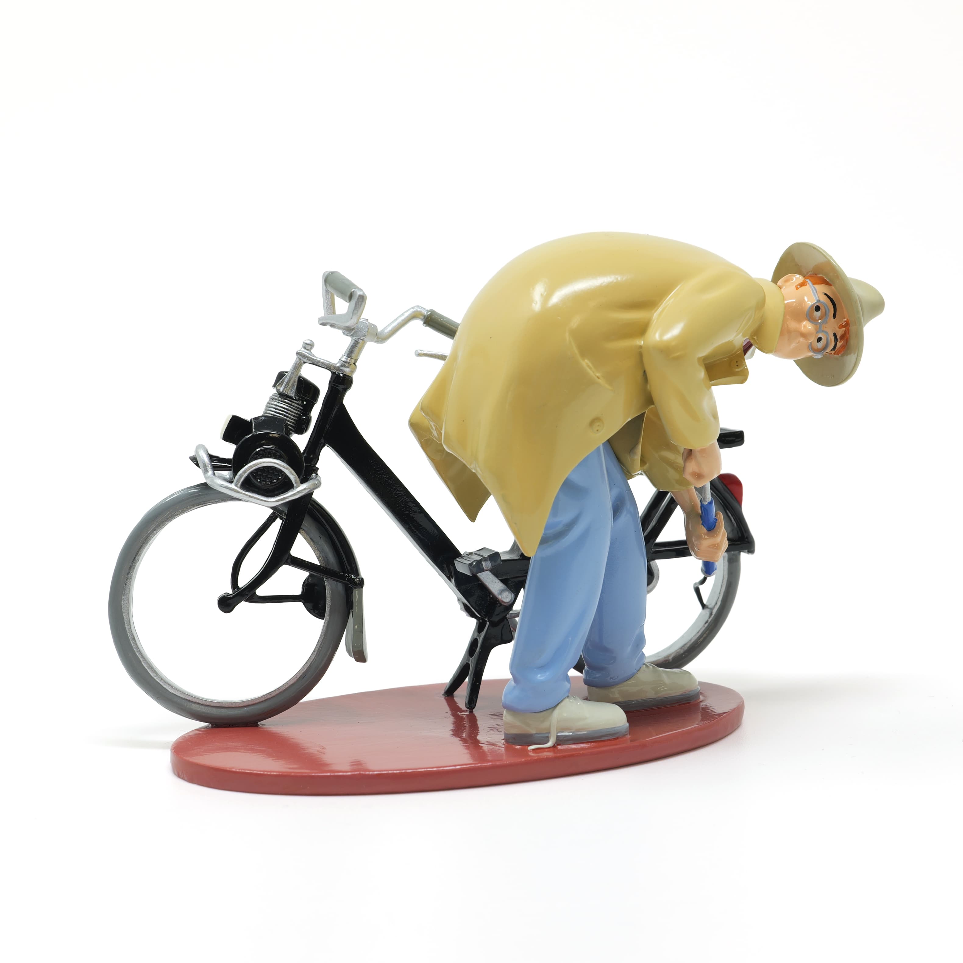 Figurine Jérôme K et le solex crevé - principal