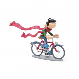 Figurine Pixi - Gaston écharpe vélo delaf
