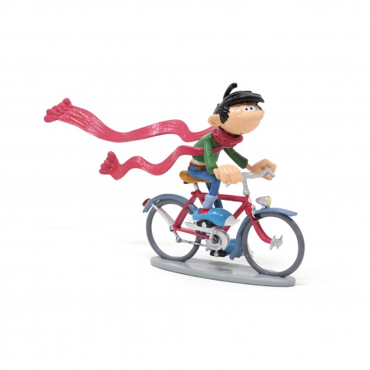 Figurine Pixi - Gaston écharpe vélo delaf - principal