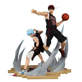 Figurine Tetsuya Kuroko & Taiga Kagami - Version maillot noir