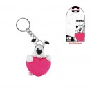 Porte-clés Blister Idéfix coeur rose - principal