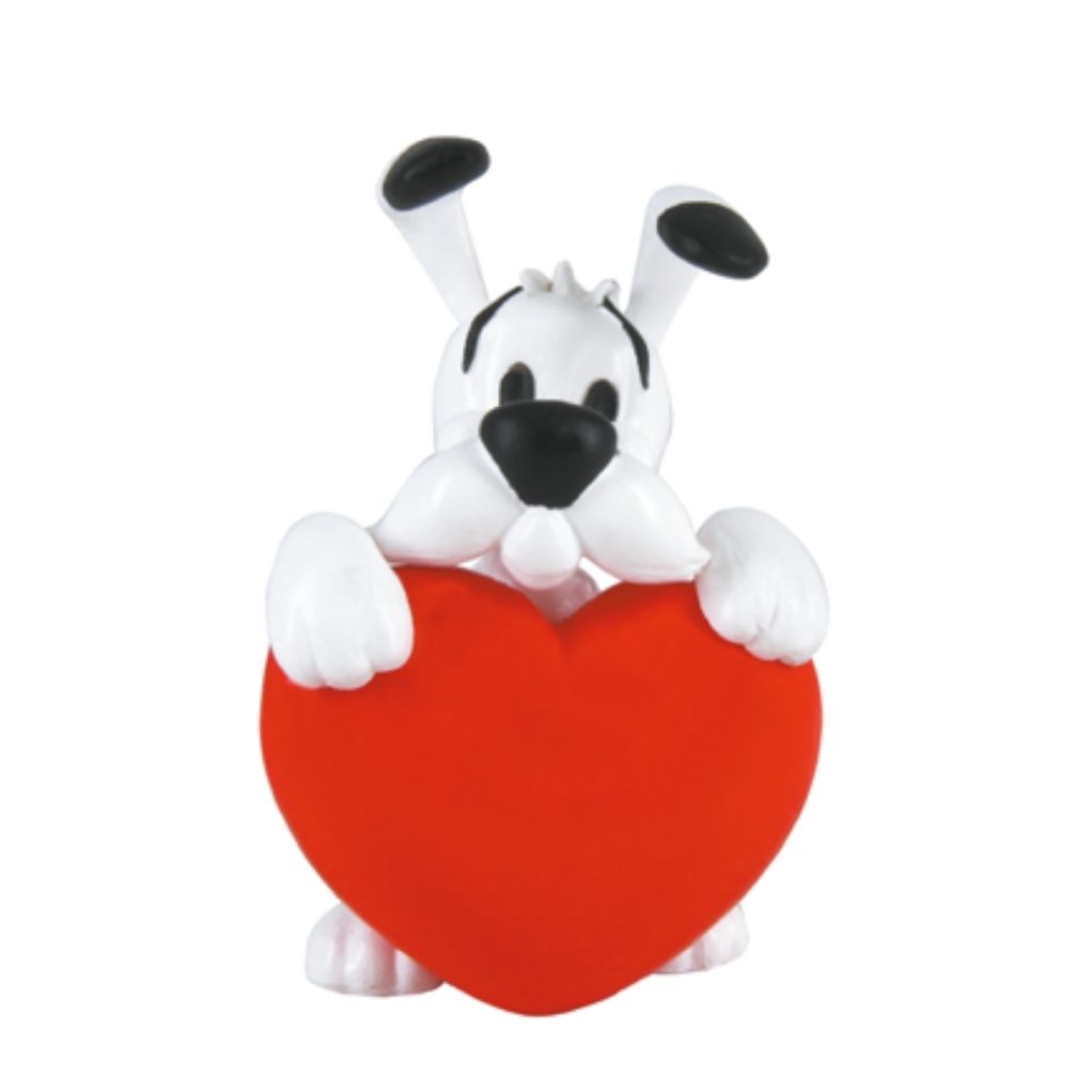 Figurine PVC - Idéfix Coeur rouge - principal