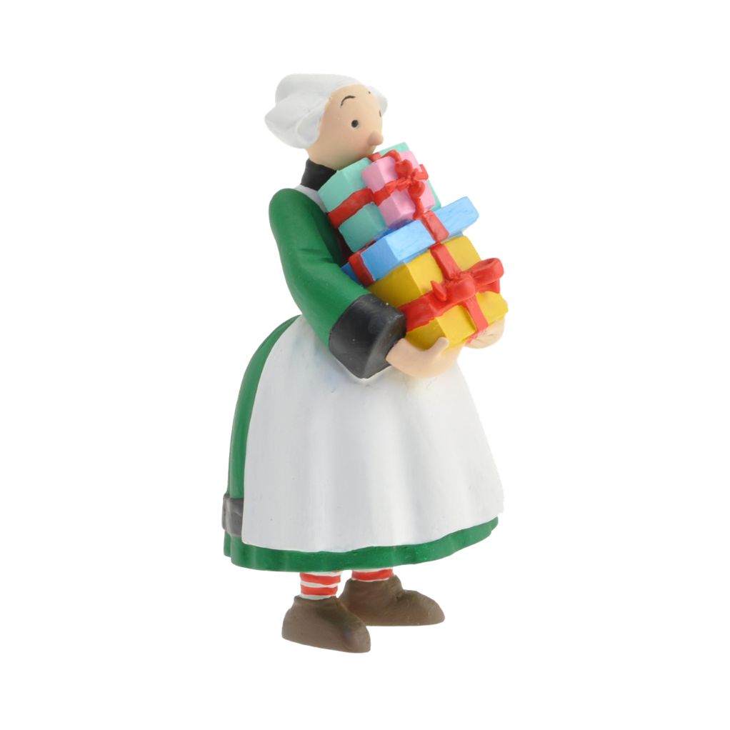 Figurine PVC Bécassine et le cadeau - principal