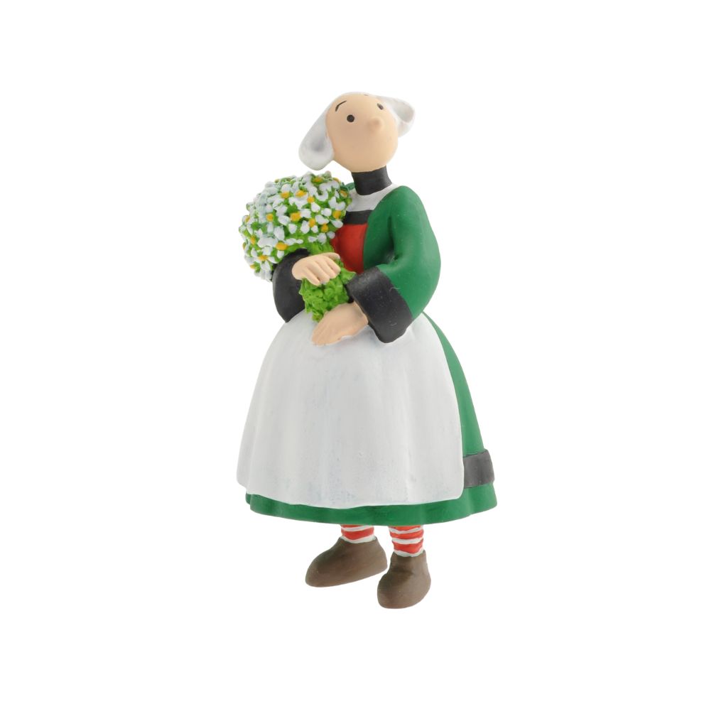 Figurine PVC Bécassine avec un bouquet de fleurs - principal