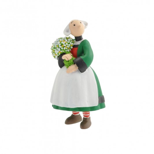 Figurine PVC Bécassine avec un bouquet de fleurs - principal