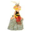 Tirelire Astérix assis sur un rocher - principal