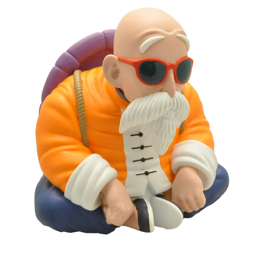 Maître Roshi sur tortue modèle d'impression 3D STL