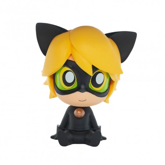 Tirelire Chibi Miraculous - Chat noir - principal