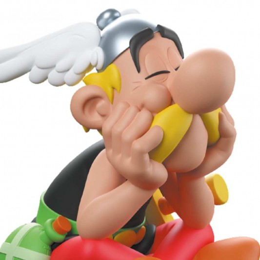 Tirelire Astérix Classic - Astérix pensif - Plastoy - principal