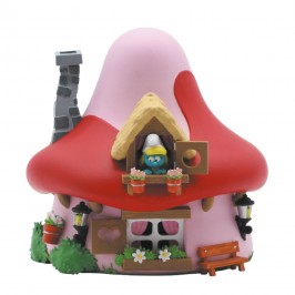 Tirelire Maison champignon Schtroumpfette