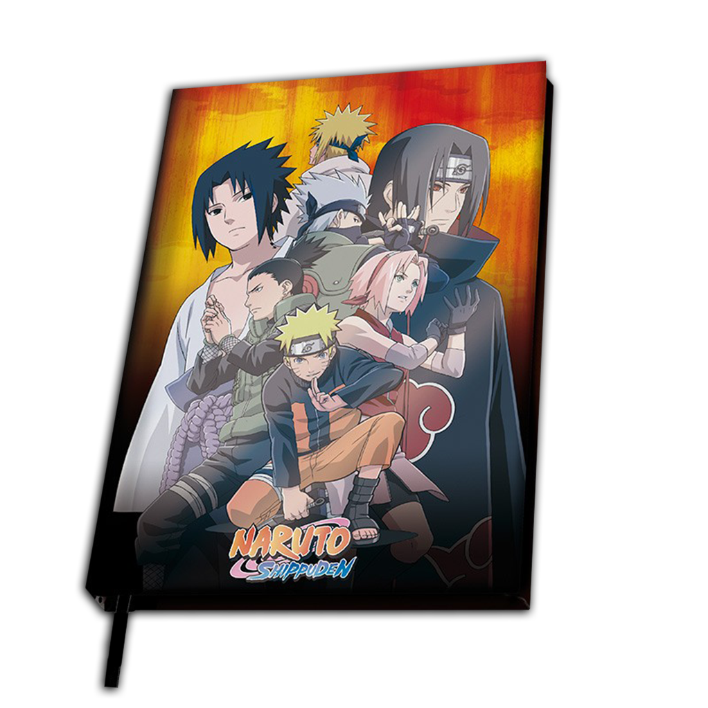 Cahier A5 Naruto - Groupe Konoha