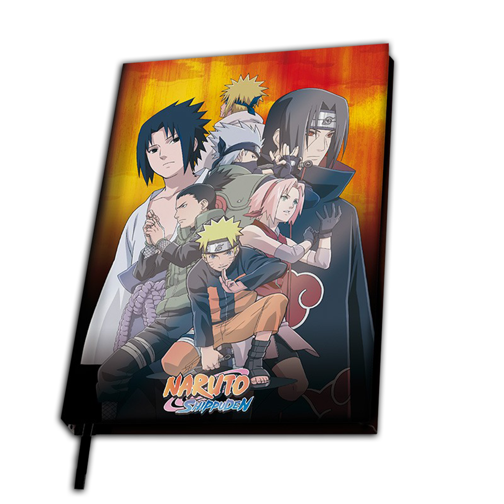 Cahier A5 Naruto - Groupe Konoha - principal