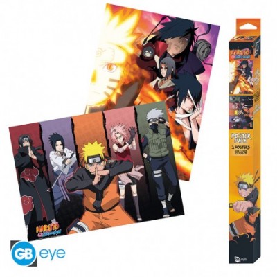 Set Naruto - 2 Chibi posters - Groupes - principal