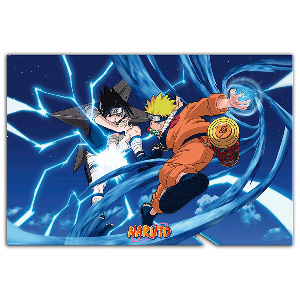 Poster Naruto - Naruto et Sasuke - principal