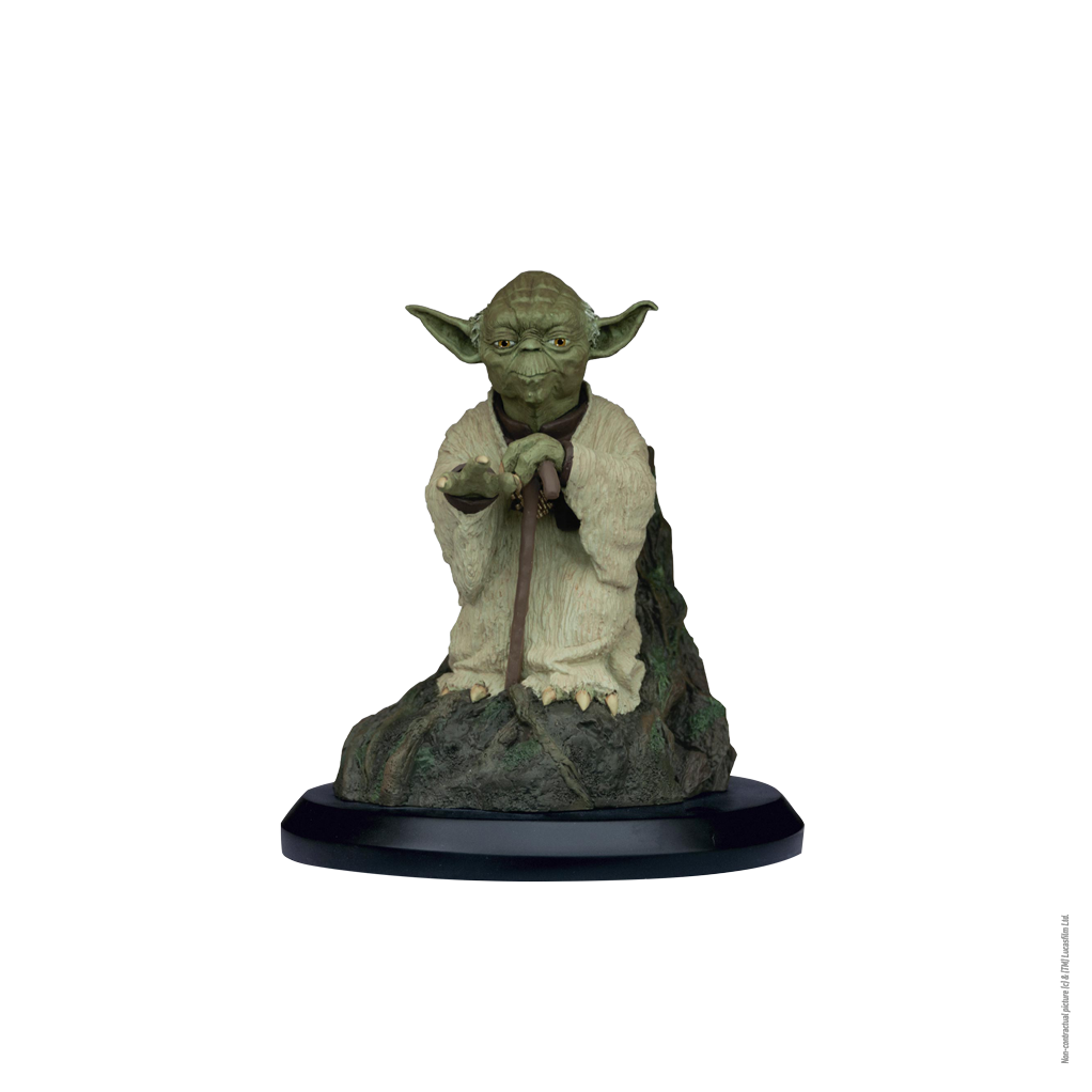 Figurine Star Wars Yoda utilise la force sur Dagobah échelle 1/5 - principal