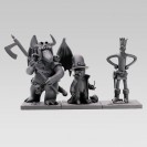 Figurines, Coffret Donjon, 3 personnages par Trondheim et Sfar, monochrome NOIR - principal