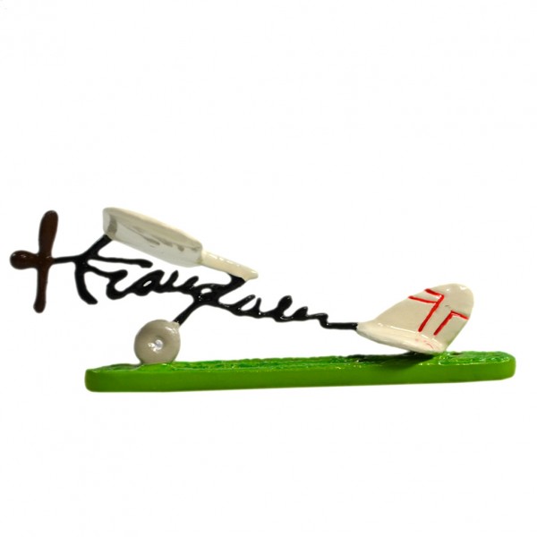 Figurine pixi signature Franquin Le petit avion