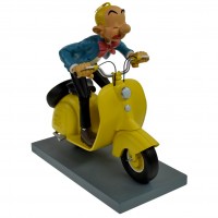 FIGURINE -  SPIROU ET FANTASIO - FANTASIO SCOOTER