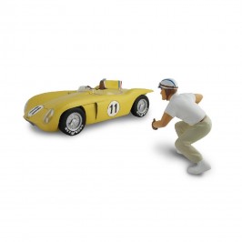 Figurine Michel Vaillant - La Vaillante jaune au Mans n°11