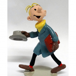 Figurine Pixi - Fantasio, son cartable et son chapeau