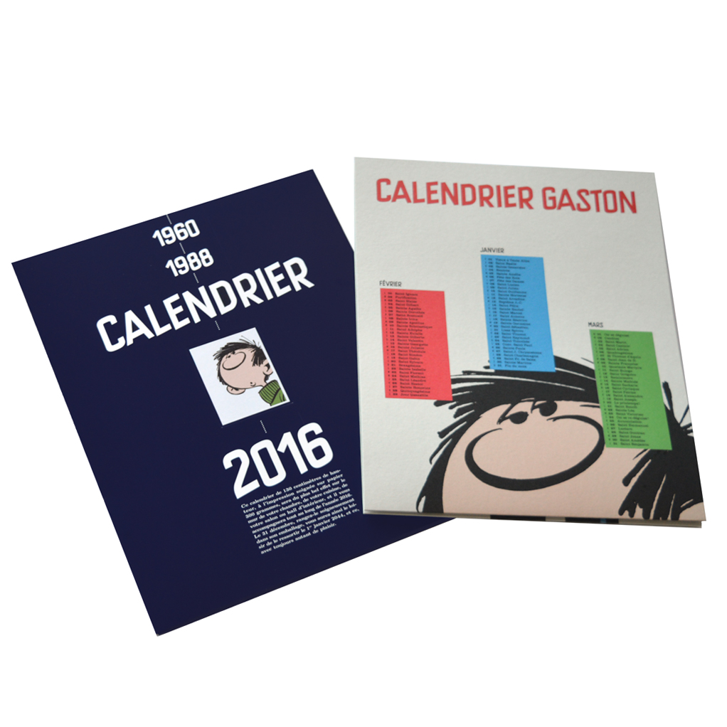 CALENDRIER 2016 GASTON - principal