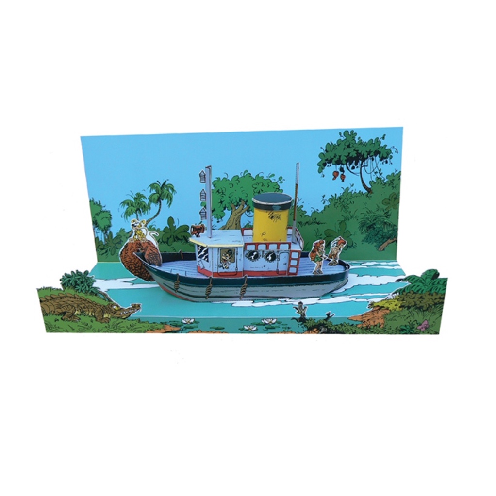 FRNS-DIORAMA MARSUPILAMI-LE BATEAU - principal