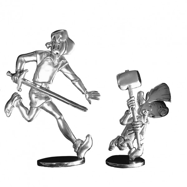 Tin figurine - Johan and Peewit