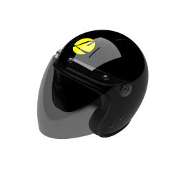 FRNS-CASQUE LEADER VISIERE CUIR