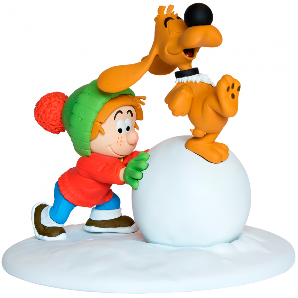 Figurine - Boule & Bill - The snowball