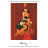 Pin-Up Poster: Curtains (Signed by Berthet)