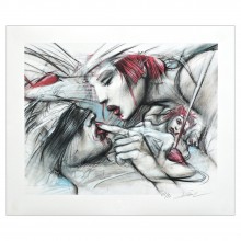 Art print blind licking (signed by Bilal)
