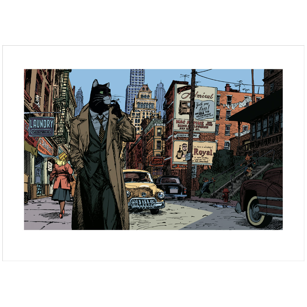 Estampe pigmentaire BLACKSAD &quot;New York...&quot; - principal