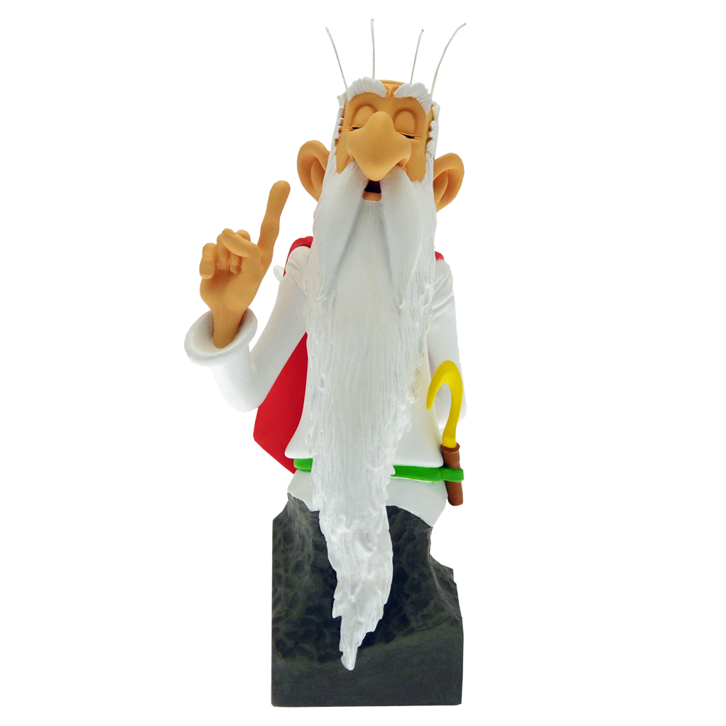 Figurine Pixi Astérix - Panoramix Sur Sa Charrette, Tirage Limité 300 Ex (ref 4163)