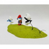 FRNS - Figurine - La chasse du Schtroumpf Noir