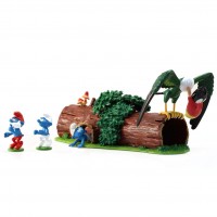 Figurine - Les Schtroumpfs et le Cracoucass -Pixi