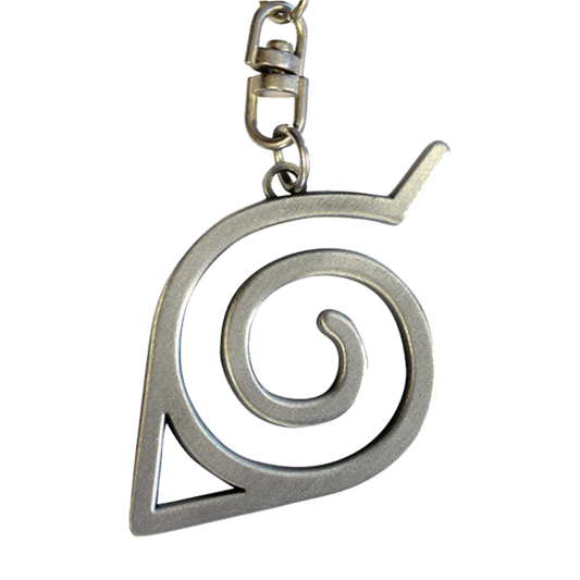 NARUTO SHIPPUDEN - Porte-clés 3D symbole Konoha - principal