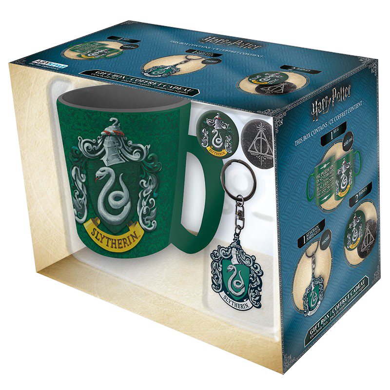 Pack Serpentard (Mug + Porte-cles + Badges) - principal