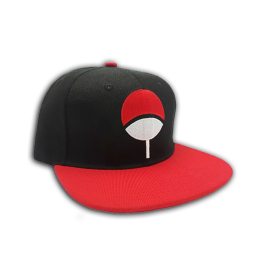 Casquette snapback Naruto - Noir & Rouge - Uchiwa