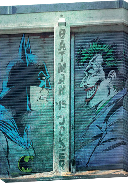 Toile Batman VS Le Joker - DC Comics - principal