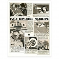 Tirage d'art - L'automobile moderne - Ted Benoit