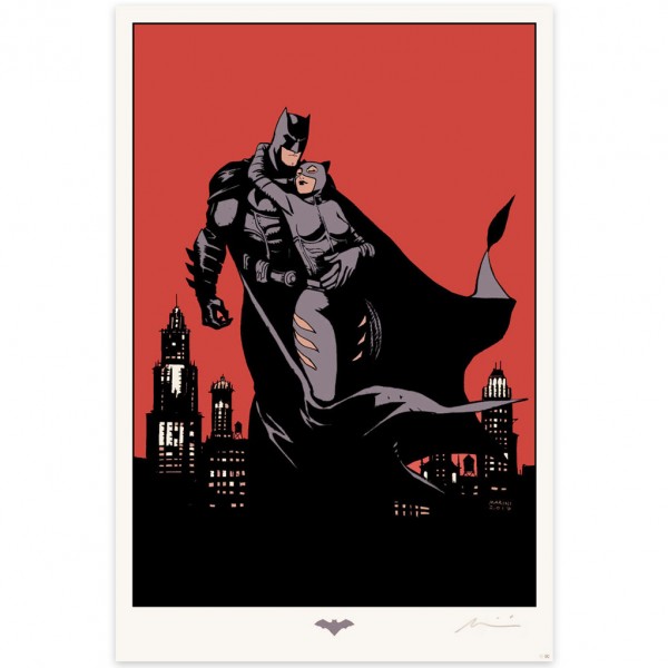 Silkscreen print - Batman by Marini (signed)