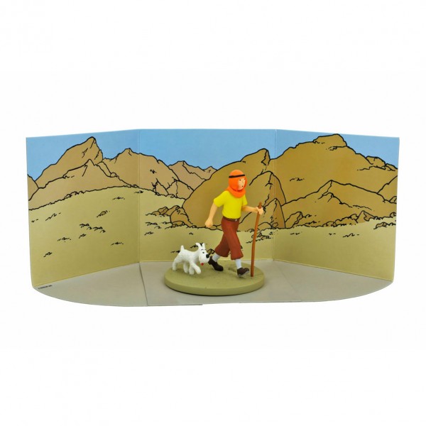 Tintin et Milou dans le désert