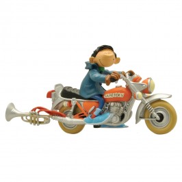 Figurine - Gaston et la moto Sapetoku - Collectoys