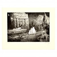 Lithographie - De Crécy - La rue