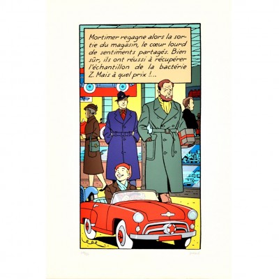 Sérigraphie - Juillard - Blake et Mortimer - La machination Voronov - principal