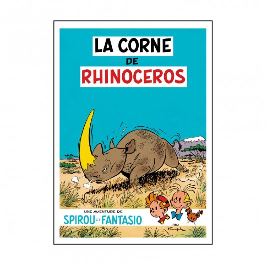 Tirage de luxe - La Corne de Rhinocéros - Version N&B - principal