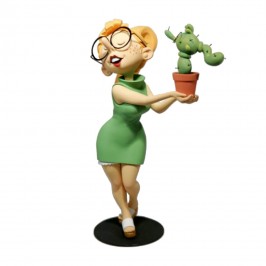 Figurine - Mlle Jeanne avec son cactus (série spéciale Fariboles)