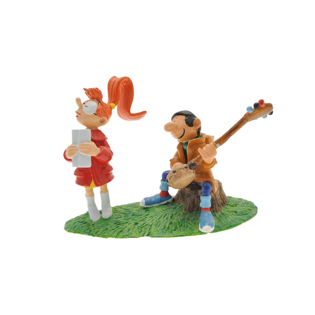 Figurine - La sérénade de Gaston à Mlle Jeanne (pixi) - principal